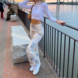 Verge Girl tie dye high waist denim jeans